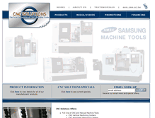 Tablet Screenshot of cncsolutions.biz