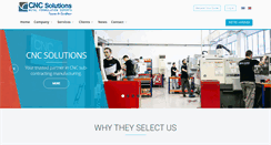 Desktop Screenshot of cncsolutions.com
